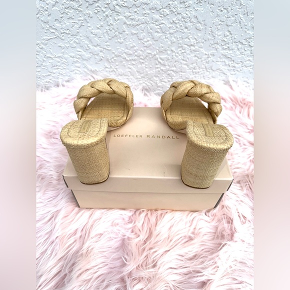 LOEFFLER RANDALL Freya Natural Braided Curve Mule - Picture 4 of 9